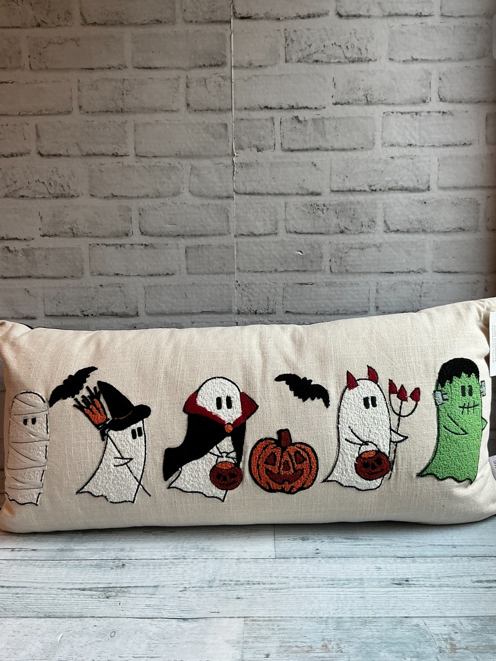 Isaac Mizrahi New York Ghost Costume Throw Pillow - 14x30"